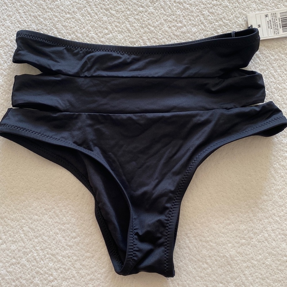 High waist swim bottoms